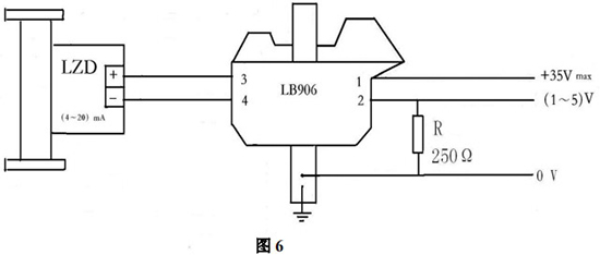 氯氣流量計本安防爆型接線圖